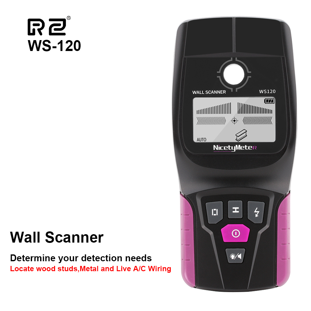 Water Leak Detector Wired - RZ Scanner de parede multifuncional Detector