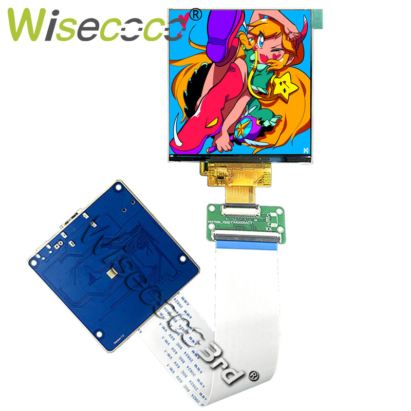 Home Automation Raspberry Pi - Wisecoco 4 Polegada 720x720 display lcd