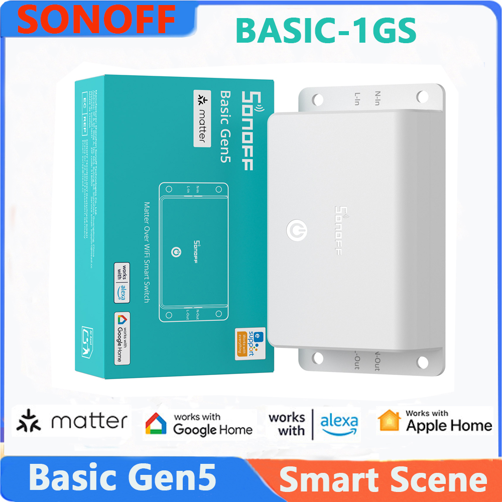 Sonoff Basic Switch - SONOFF Basic Gen5 (BASIC-1GS) Interruptor Inteligente