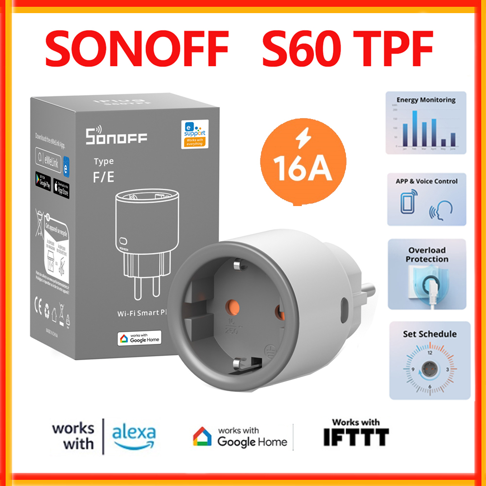 Sonoff Basic Switch - SONOFF-Smart Socket com Monitoramento de Energia,