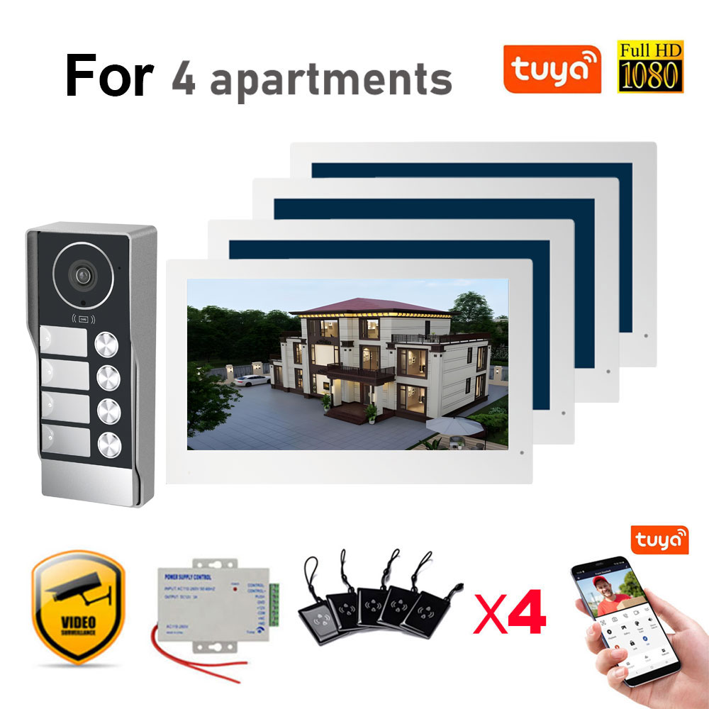 Smart Doorbell Wired - 7 Polegada monitor de toque vídeo