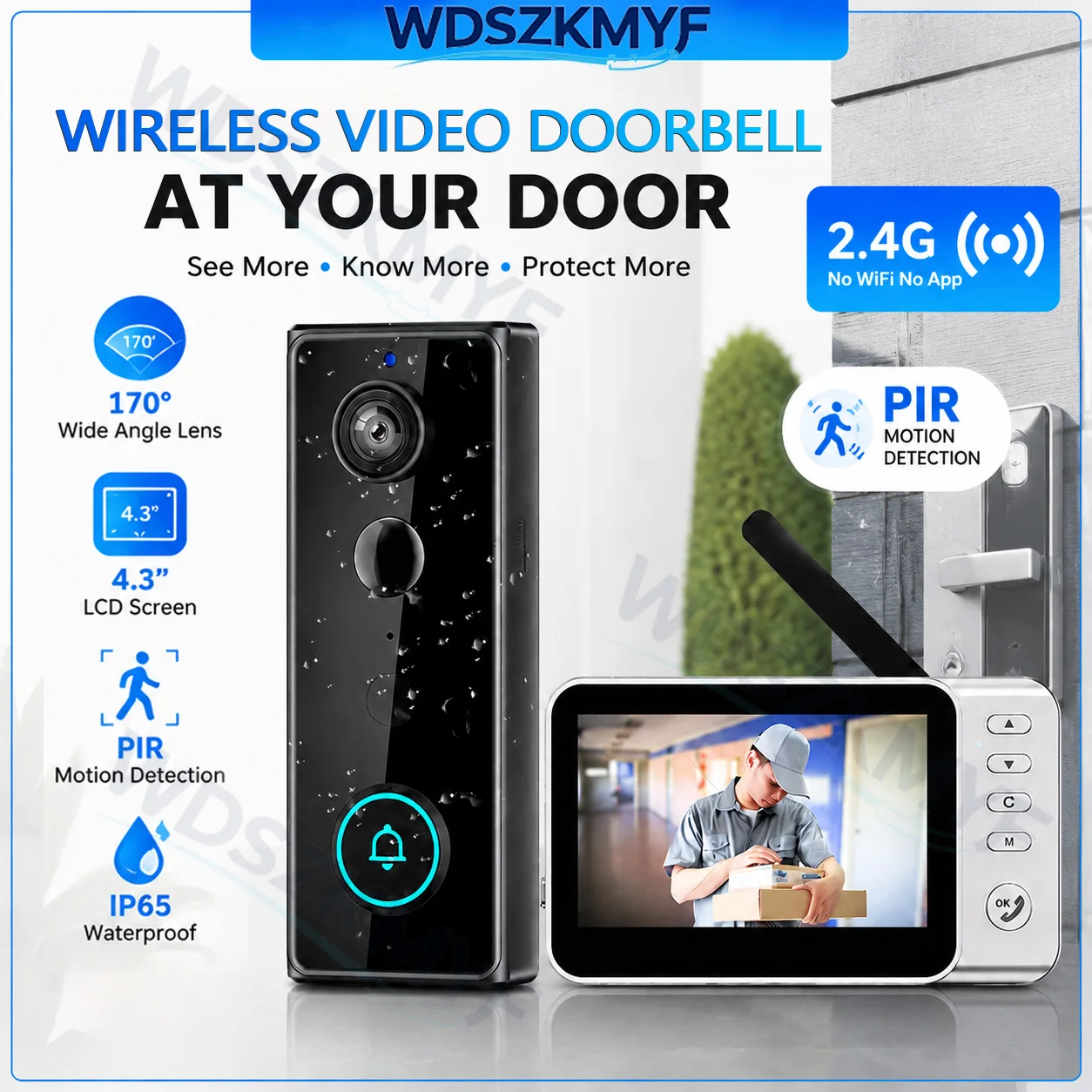 Smart Doorbell Wired - Nova Campainha Sem Fio à Prova