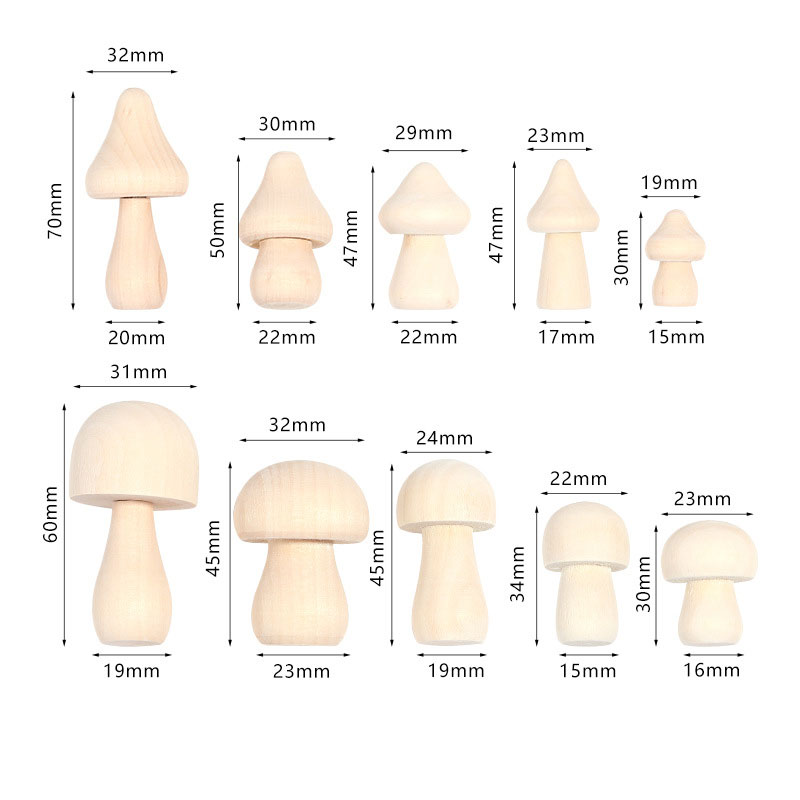 5 pçs mini cogumelo de madeira - Diy Automation Projects avaliação e preço