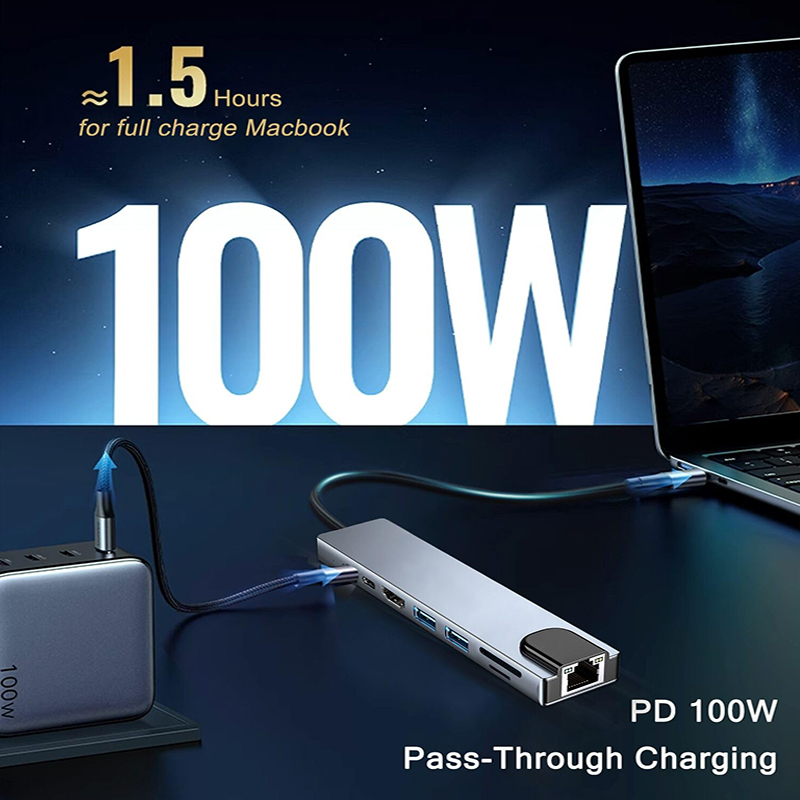 8 em 1 usb tipo c hub para mac - Home Assistant Sd avaliação e preço