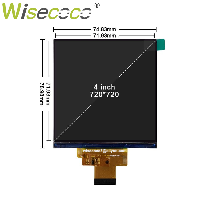 Wisecoco 4 Polegada 720x720 di - Home Automation Raspberry Pi avaliação e preço