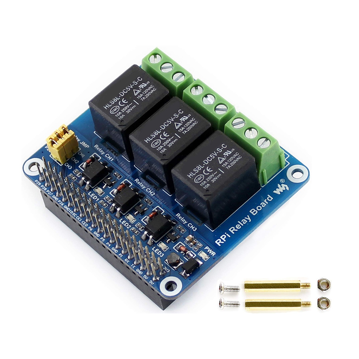 Módulo de Relé Waveshare 5V de - Pi Zero W Board avaliação e preço