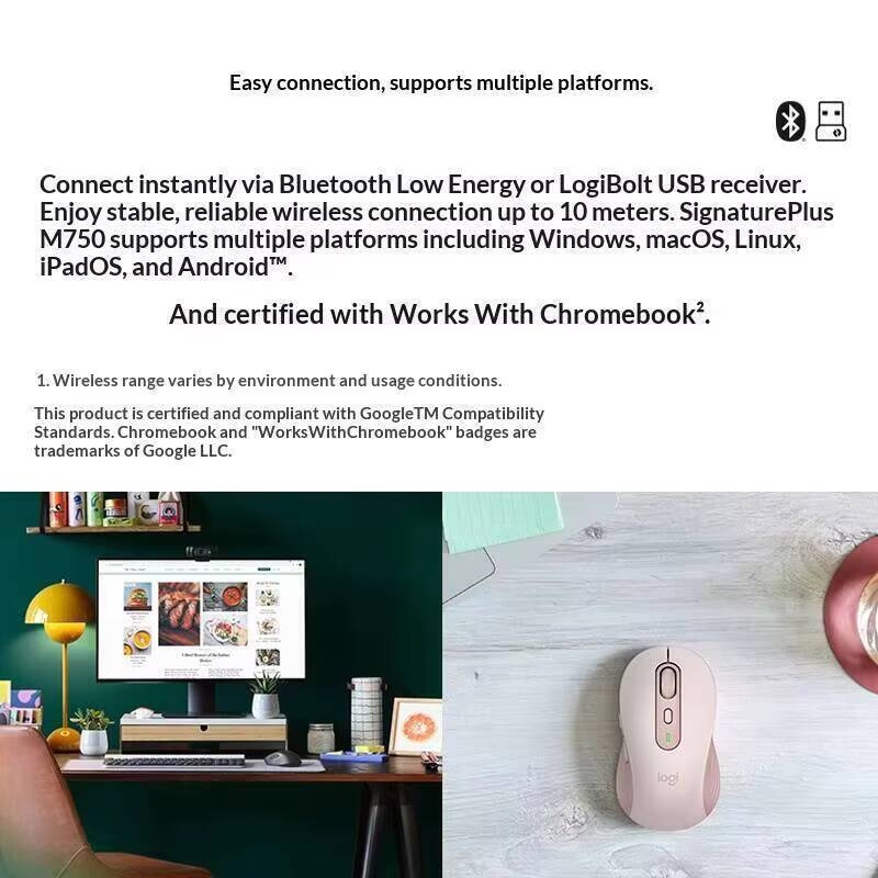 Mouse Ergonômico Logitech M750 - Home Automation Industry avaliação e preço